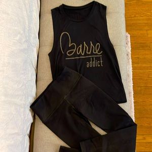 “Barre Addict” workout outfit!